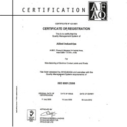 Quality Certificate